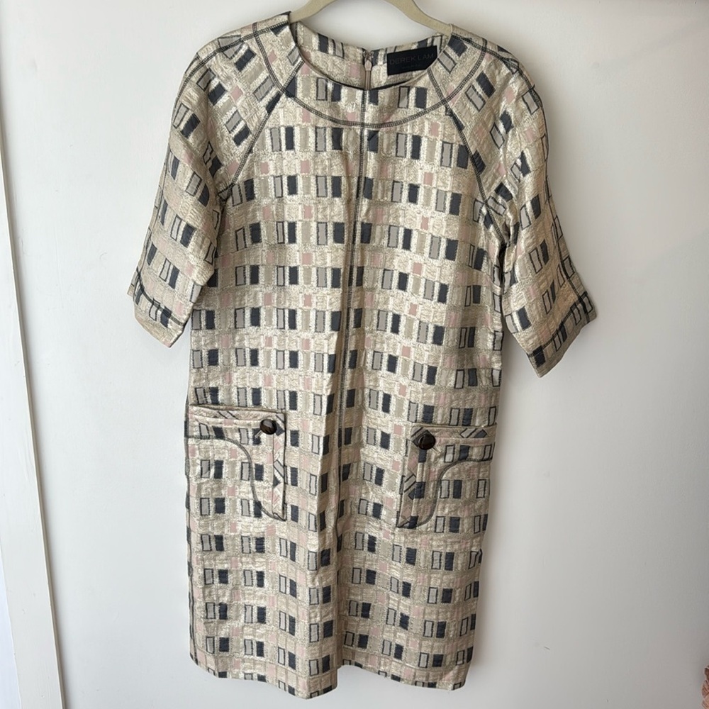 Derek Lam Metallic Dress Size 4